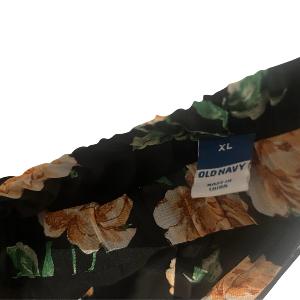 Old Navy Black Floral Maxi Skirt - Picture 4 of 4